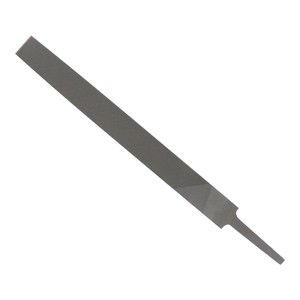 ツボサン　鉄工ヤスリ　柄無し(中目:平)　150mm　T-2　342602