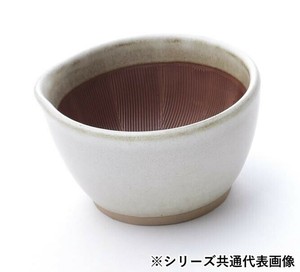 元重製陶所　国産 もとしげすり鉢 すりこぎセット 白マット 小(11cm)