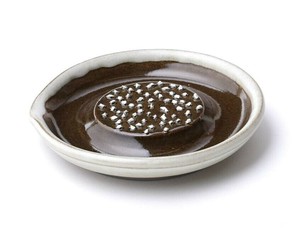 もとしげおろし器　単品　白マット　中(15cm)