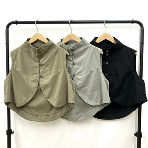 【2024AW】コットンネル・デザインショートベスト