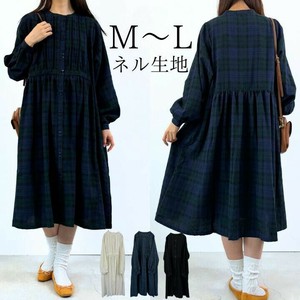 Casual Dress Long Dress 100% Cotton Tuck