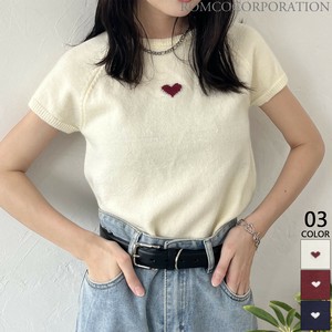 毛衣/针织衫 心形图案 2024新品