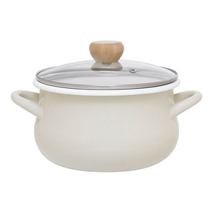 ストクック IH対応ホーローポット 20cm グレー RB-3247