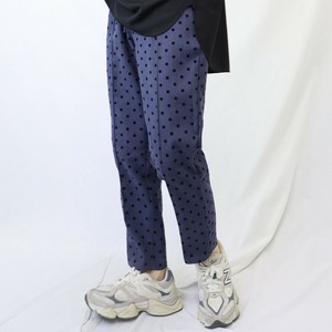【WEB限定特別価格】センタープレスドットテーパードパンツ