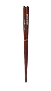 イシダ 箸 一双 貝すだれ 23cm 38305