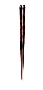 イシダ 箸 一双 墨流し 曙 23.5cm 38833
