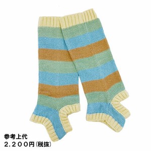 レッグウォーマー　エスニック　3色展開　総柄