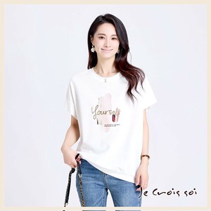 30352   ロゴ　デザインTシャツ　レデイス