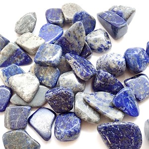 【143】ラピスラズリ タンブル 100g 　約15-25mm　 穴なし　大粒　オリジナルパッケージ付　天然石
