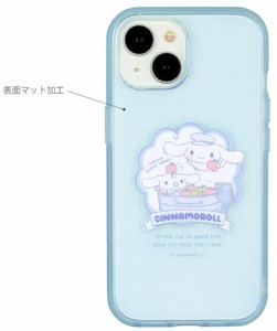 IIIIfit Clear 2023 iPhone6.1inch 2lens model/14/13 対応ケース シナモロール SANG-355CN