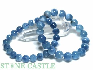 ☆高品質☆【ブレスレット】マダガスカル産ディープアクアマリン (約9.5〜10mm) 【パワーストーン】