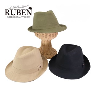 ルーベン(RUBEN) コットンメタルプレート中折れハット オールシーズン