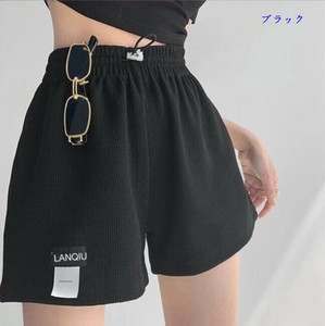 ショートパンツ 薄手  ゆったり 快適  無地   快適 レディース ファッション  BQ5447