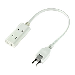 ちょっとコードタップ3個口30cmWB-CT303B(W)