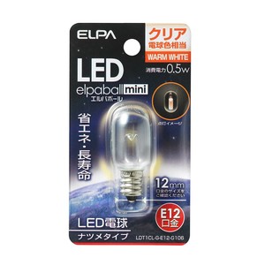 LEDナツメ形E12LDT1CL-G-E12-G106