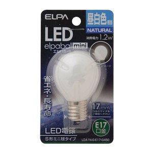 LED電球S形E17LDA1N-G-E17-G450