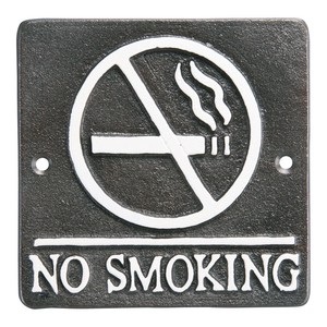 スクエアサイン　NO　SMOKING