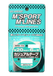 カジュアルテープ WH 20mm MM-16