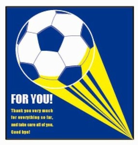 学校色紙2　サッカー　AR0819069