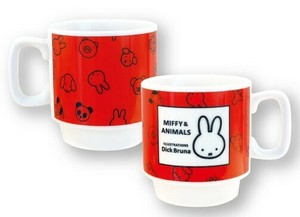 MIFFY & ANIMALS スタックマグ（レッド）