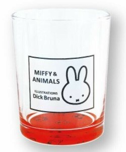 MIFFY & ANIMALS グラス（レッド）