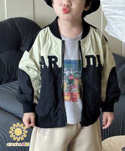 《 aimoha KIDS 》スタジャン キッズ アウター 女の子 男の子 秋 冬 春 ブルゾン 子供 裏地あり