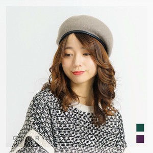 贝雷帽 滚边 女士 毛毡 女性