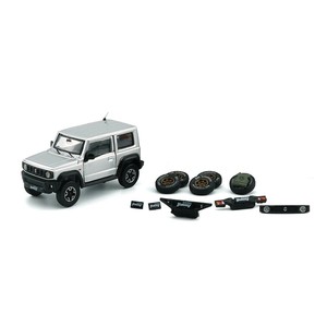 ビ-エムクリエイションズ スズキ ジムニー (JB74) 19 シルバー RHD 1/64スケール 64B0273