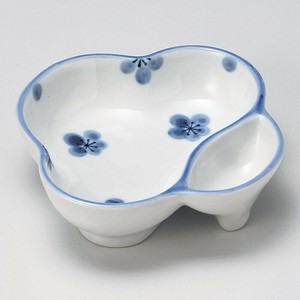 梅型梅仕切鉢　美濃焼 日本製