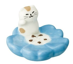 花にゃんこ箸置きネモフィラ MG-38684