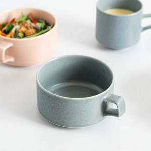 Mino ware Mug Gray Western Tableware 14cm Made in Japan