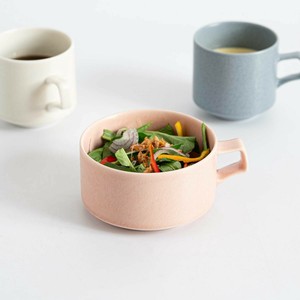 Mino ware Mug Pink Cotton Western Tableware 14cm Made in Japan