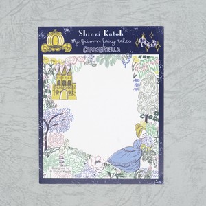 Sticky Notes Stationery Grimm Fairy Tales Cinderella Made in Japan
