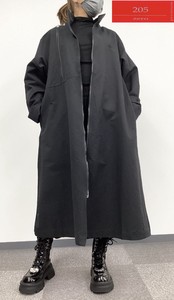 Coat Long Coat Stand-up Collar