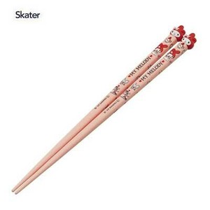 Chopsticks Lacquered Chopsticks My Melody Bamboo Chopsticks with Mascot Skater 21cm