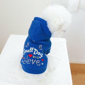 犬服 犬の服 ペット服 ドッグウェア トレーナー 英文字 ハート刺繍 カジュアルウェア