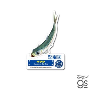 釣りスピリッツ ダイカットステッカー イワシ 釣り 魚 海 コレクション 水族館 ゲーム game グッズ TSP018