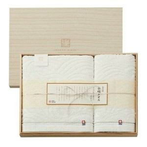今治謹製 白織タオル タオルセット (木箱入) SR23040
