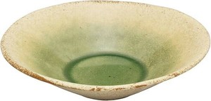うつわ魯庵　サビ織部楕円盛鉢  520-0041