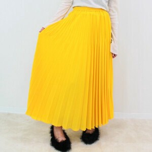 Skirt Pleated Long Skirt