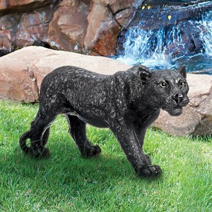 Animal Ornament Garden Black Panther