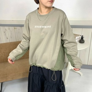 即納【2024新作】裾ドロスト切替プルオーバー