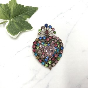 Brooch Colorful Rhinestone Brooch