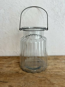 プチフラワーワイヤーベース Lサイズ　花瓶/インテリア/植物/花/プランター/ガラス　※欠品/入荷未定
