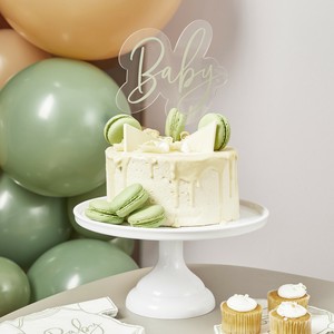 【特価品】フーティー バロー ベケーキトッパー 'Babyセージ【パーティー/中国製】