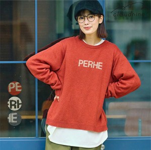 Sweater/Knitwear Knit Pullover Intarsia