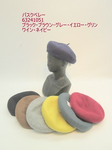 2024秋冬新作）帽子　バスクベレー