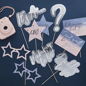 【特価品】フーティー バロー プロップ Gender Reveal 10枚入り【パーティー/中国製】
