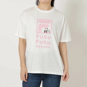 FILA×FukuFukuNyanko ボックスTシャツ