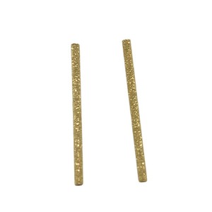 Pierced Earrings Gold Post Gold